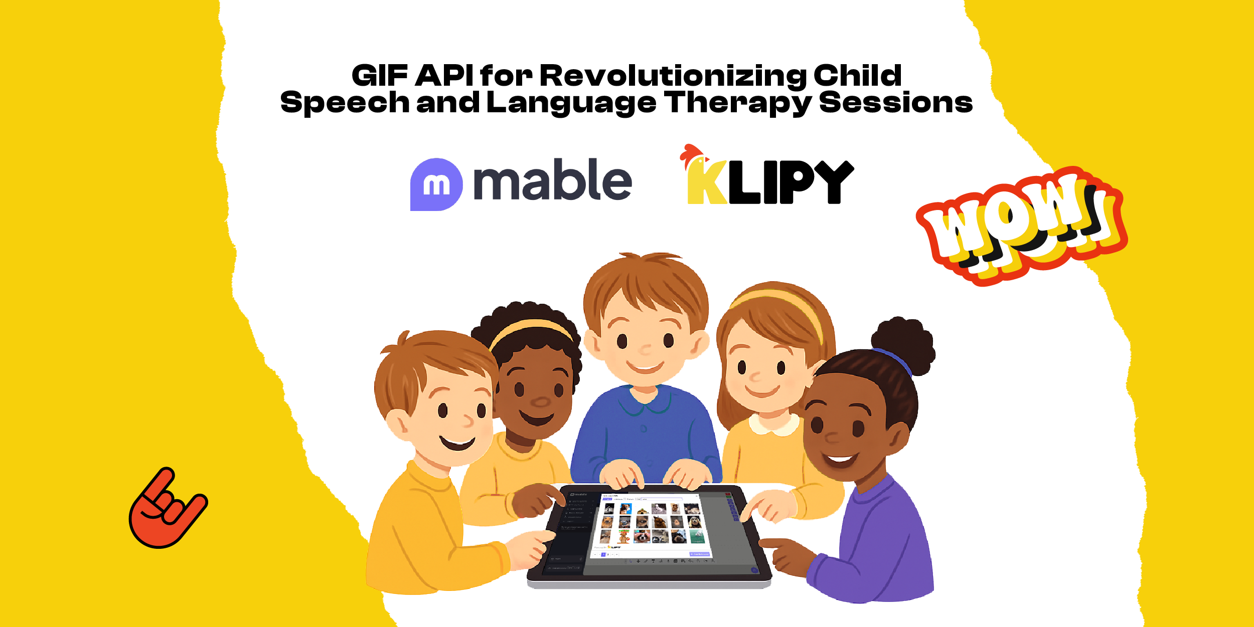 GIF API for Revolutionizing Child Speech and Language Therapy Sessions